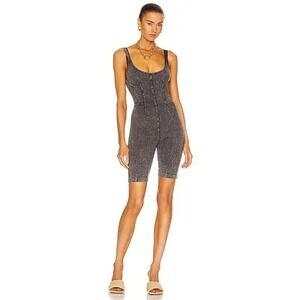 Noam Ponte Knit Romper Gray 0